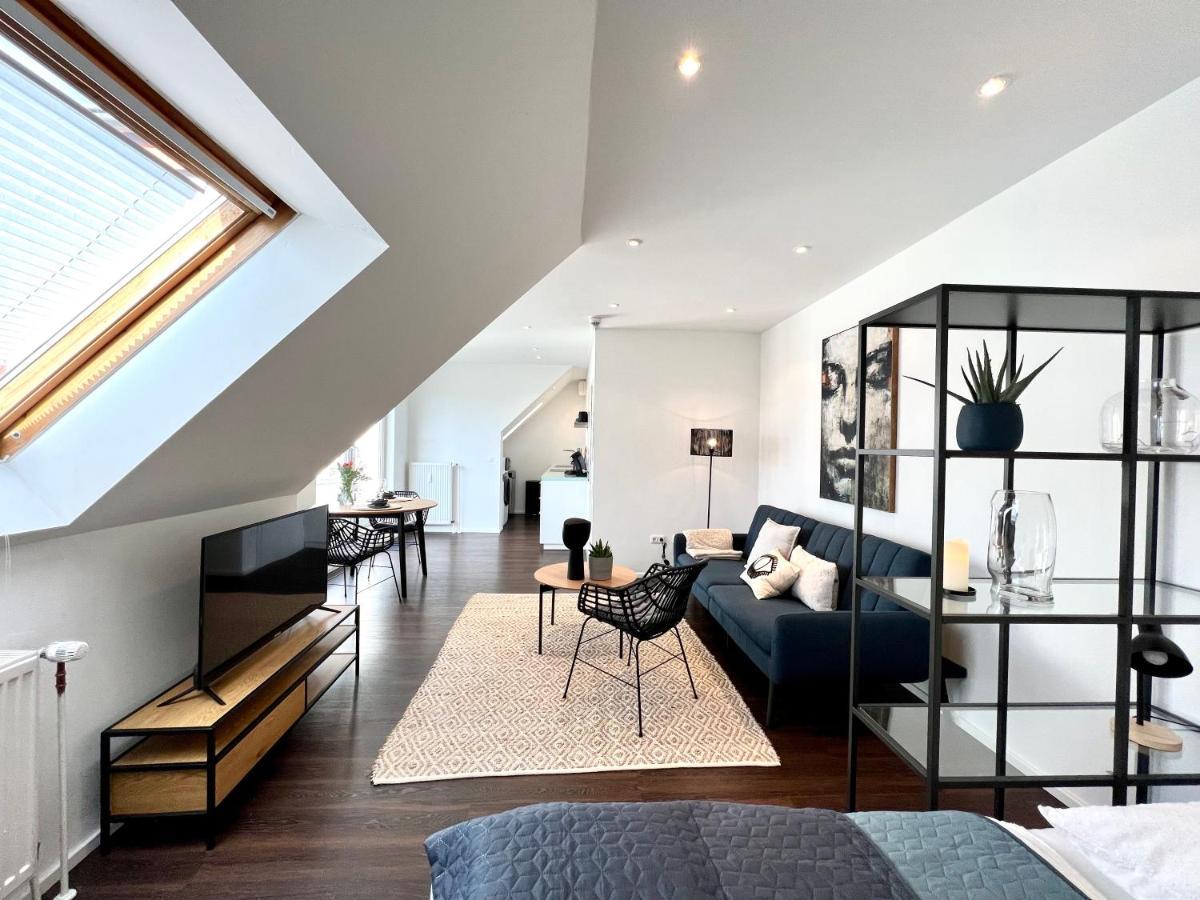 Sunset Apartment: Free Parking + Balcony + Netflix 埃森 外观 照片